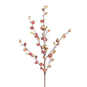 960248608RDOR (EA) - Currant 30"H Mini Pomegranate Spray