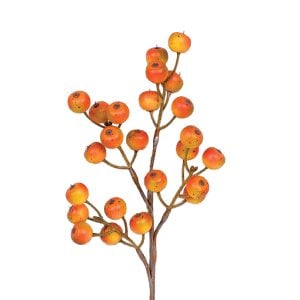 960H55240OR (EA) - Orange/Yellow 18"H Styro Mini Crabapple Spray × 4