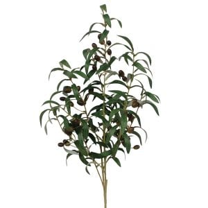 960S34714GR (EA) - Green 40"H Polyester Olive Branch X 2 w/Olives
