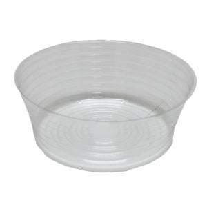 450000230 (PKG 25) - Clear 3 3/4"HX10"TDX7 1/2"BD Tapered Plastic Basket Liner