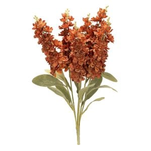 270S38722OR (EA) - Cinnamon Mauve 21"H Delphinium Bush × 6