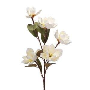 290S38814WH (EA) - White 38"H Magnolia Spray × 5
