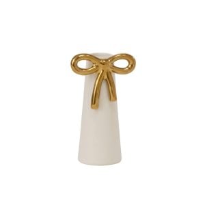 431962101WH0503 431962101WH0503 (EA) - White 5 1/4"H × 3"DIA Coquette Bud Vase